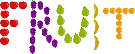 Fruit signのイラスト素材