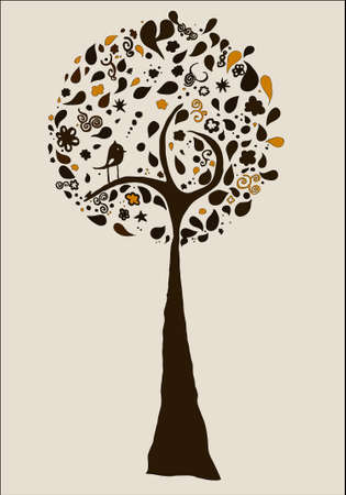 Abstract treeのイラスト素材