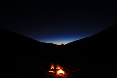 atmosphere in Gunung Gede Pangrangoの写真素材