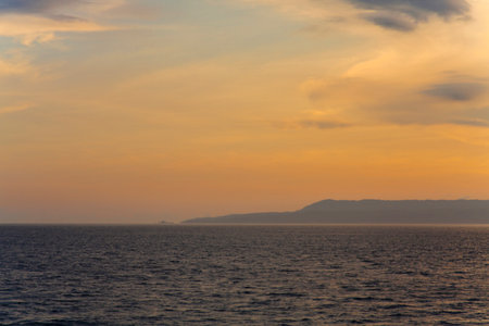 Atmosphere at sunsetの写真素材