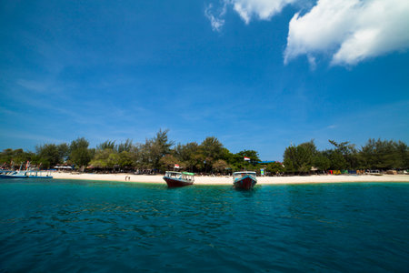 Gili Trawangan Island, Lombok Indonesiaの写真素材