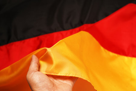 abstract german flag for backgroundの写真素材