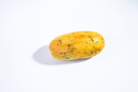 papaya california with a white backgroundの写真素材