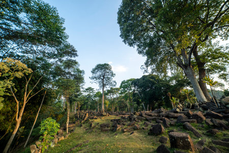 Megalithic sites Gunung Padang, Cianjur, West Java, Indonesia