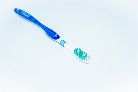 toothbrush isolated on a white backgroundの写真素材