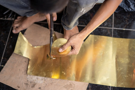Craftsmen of traditional muslim lantern lamps in Cianjur are called Lampu Gentur. Lampu Gentur are...