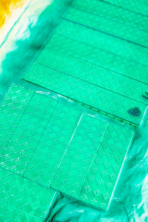 Craftsmen of traditional muslim lantern lamps in Cianjur are called "Lampu Gentur". Lampu Gentur are one of the handicraft products that are characteristic of Cianjur, Indonesia.の写真素材