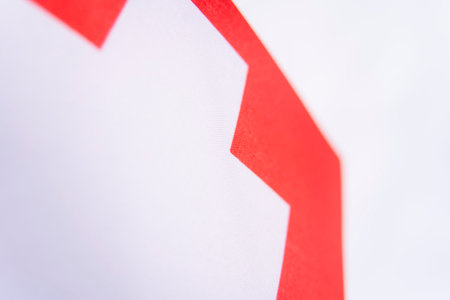 Close Up Swiss Flag Fabric Texture Detail