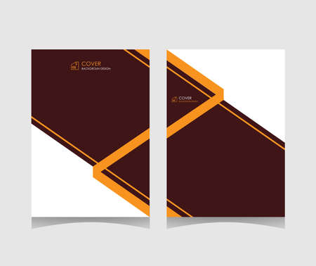 Simple cover background template. elegant minimalist flat color design. vector illustration.のイラスト素材