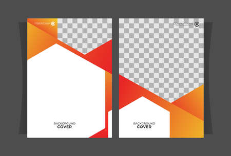 Business folders for documents, Layout designs for storing files, presentations, information, company reports, etc.のイラスト素材
