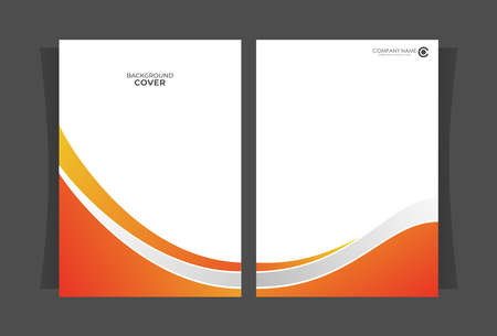 Business folders for documents, Layout designs for storing files, presentations, information, company reports, etc.のイラスト素材
