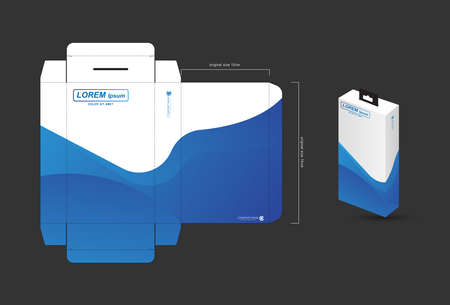Business folders for documents, Layout designs for storing files, presentations, information, company reports, etc.のイラスト素材