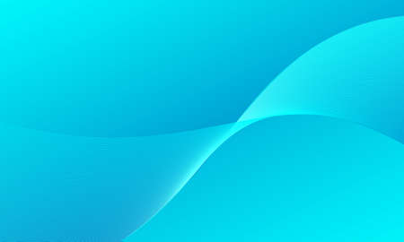 abstract background with turquoise blue wavy lines