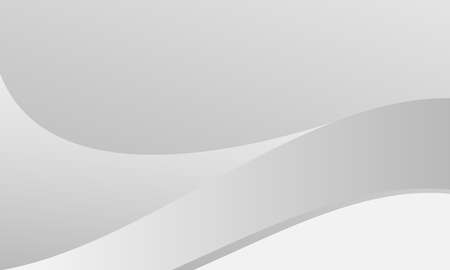 wavy gray white background. modern minimalist design. vector illustrationのイラスト素材