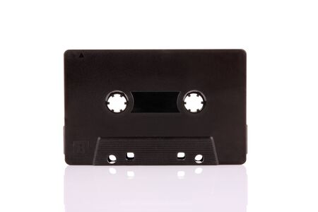 Compact Cassette isolated on white  Including clipping path の写真素材