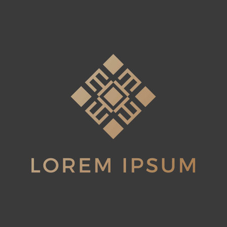 Luxury ornamental logotype template. Vector element for designのイラスト素材