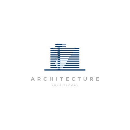 Architecture Logo Design Vector, Architecture Logo Template, Construction Logoのイラスト素材