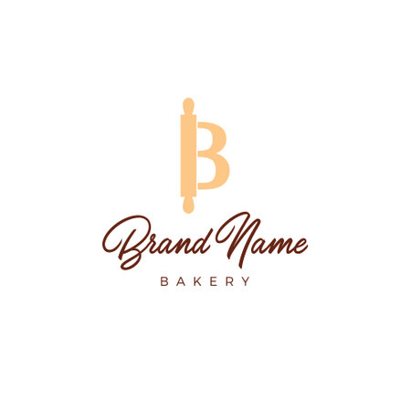 B letter logo template vector icon illustration design. B letter logo templateのイラスト素材