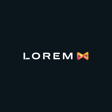 Logo design template. Abstract logo design template. Vector illustration.のイラスト素材