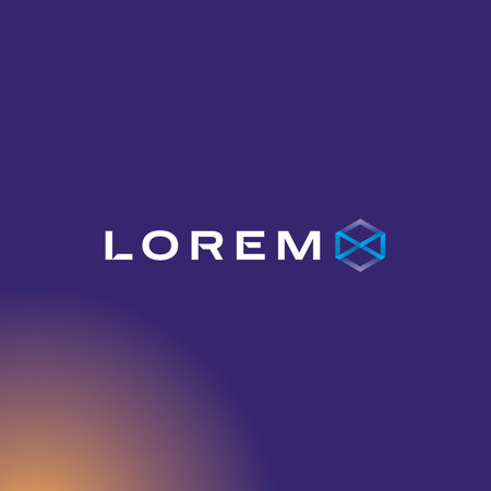 Minimalist abstract logo design template. Vector illustration for your businessのイラスト素材