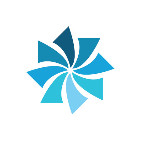 Flower icon in trendy flat style isolated on white background. Flower symbol for your web site design, logo, app, UI.のイラスト素材