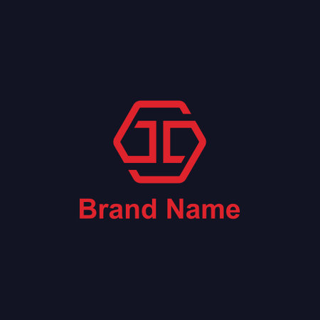 Initial Letter CD Logo Template Design Vector, Emblem, Design Concept, Creative Symbolのイラスト素材