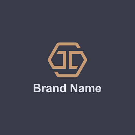 Initial Letter CD Logo Template Design Vector, Emblem, Design Concept, Creative Symbolのイラスト素材