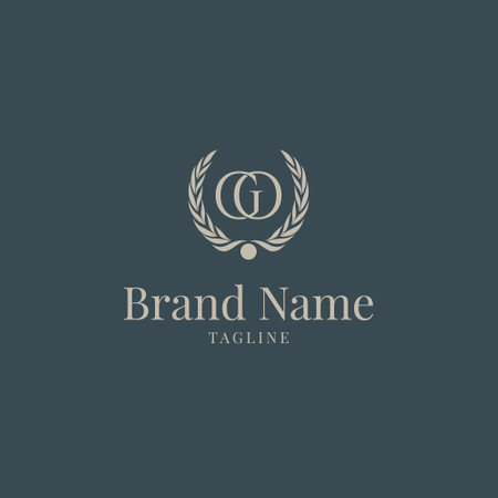 Initial Letter T Logo Template Vector Design. Luxury Letter T Logo Designのイラスト素材