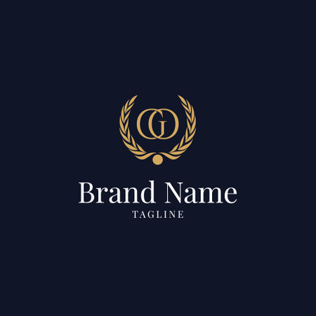 Initial Letter T Logo Template vector icon design. Can be used for luxury company logoのイラスト素材