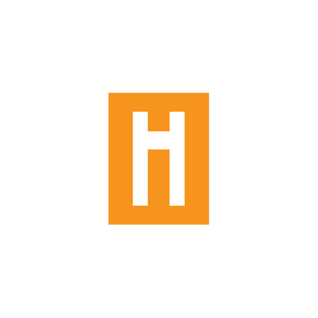 Letter H Icon Logo Design Element. Initial Letter H Logo Template Vectorのイラスト素材