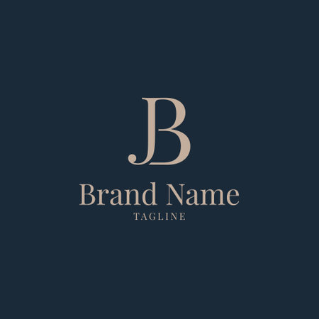 Alphabetical logo design and icon suitable for your business, company and personal brandingのイラスト素材
