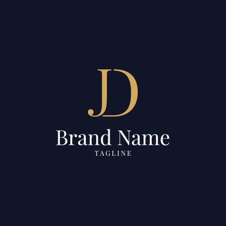 Initial Letter D Logo Template Vector Design. Abstract Letter D Logo Designのイラスト素材