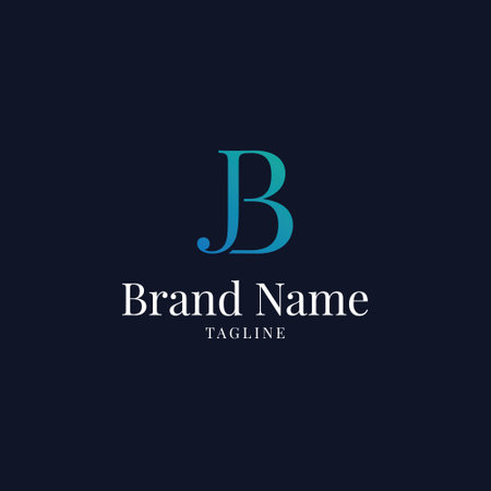 Initial Letter B Logo Template vector icon illustration design&#xA;のイラスト素材