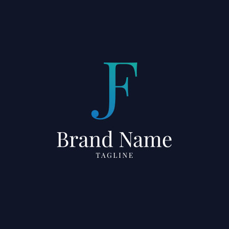 J Letter Logo Template vector icon illustration design Premium Elegant luxuryのイラスト素材