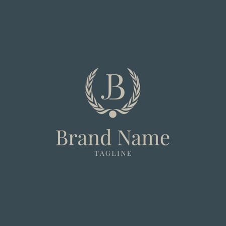 Alphabetical logo design and icon suitable for your business, company and personal brandingのイラスト素材