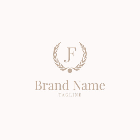 Initial Letter J Logo Template Vector Design. Luxury Letter J Logo Templateのイラスト素材