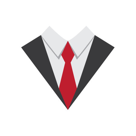 Tuxedo icon on background for graphic and web design. Simple vector sign. Internet concept symbol for website button or mobile appのイラスト素材