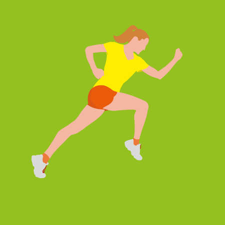 woman exercisingのイラスト素材