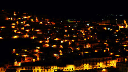 A small village in the middle of the valleyの写真素材