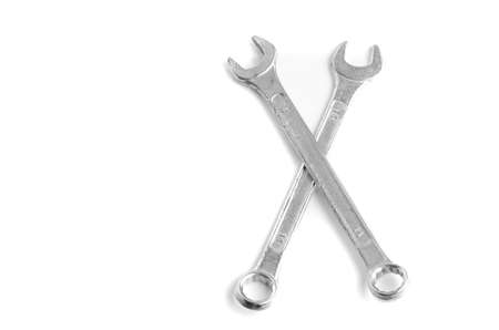 Two wrench isolated on white