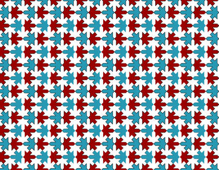 Seamless geometric ornamental vector pattern. Classic Abstract background for valentine day and ramadan wallpaperのイラスト素材