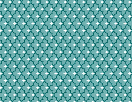 Seamless geometric ornamental vector pattern. Classic Abstract background for valentine day and ramadanのイラスト素材