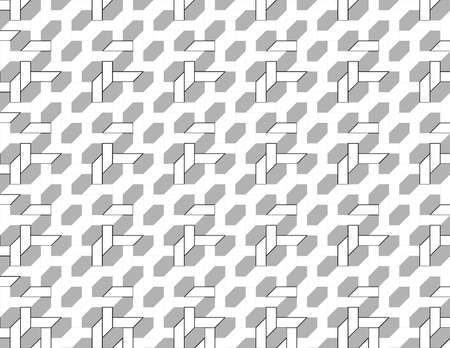 Seamless geometric ornamental vector pattern. Classic Abstract background for valentine day and ramadanのイラスト素材