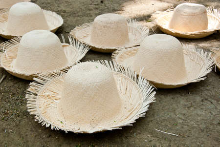 Fashion accessory - Hats in South America - Panama Hats - Ecuador Hatsの写真素材
