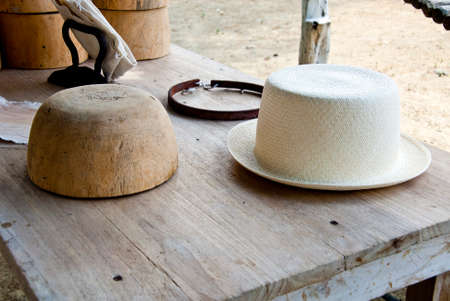 Fashion accessory - Hats in South America - Panama Hats - Ecuador Hatsの写真素材