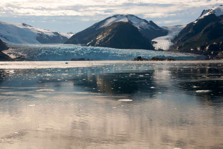 Chile - Amalia Glacier On The Edge Of The Sarmiento Channel - Skua Glacier - Bernardo O\\の写真素材