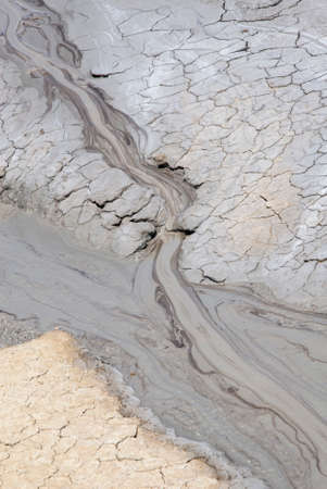 Mud Volcanoes - Texture and eruption -Romania, Buzau, Berca - Active Mud Volcanoes, Muddy Volcanoes...