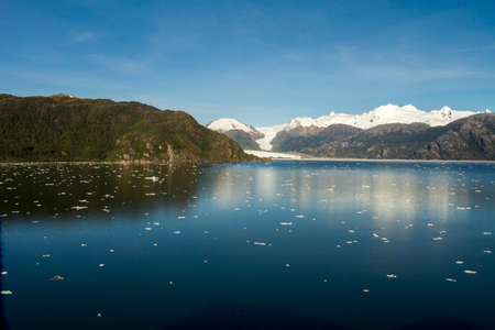 Chile - Amalia Glacier On The Edge Of The Sarmiento Channel - Skua Glacier - Bernardo O'Higgins National Parkの写真素材