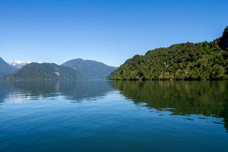 Puerto Chacabuco - South America - Patagonia - The Inside Passage Of The Chilean Fjordsの写真素材