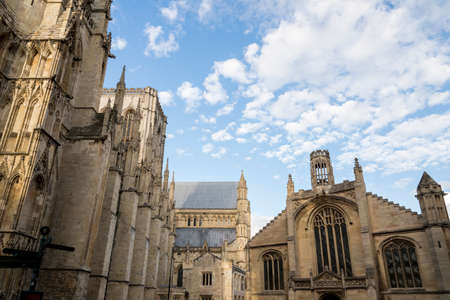 The Cathedral and Metropolitical Church of Saint Peter in York, England. The photo was taken August 3, 2018のeditorial素材